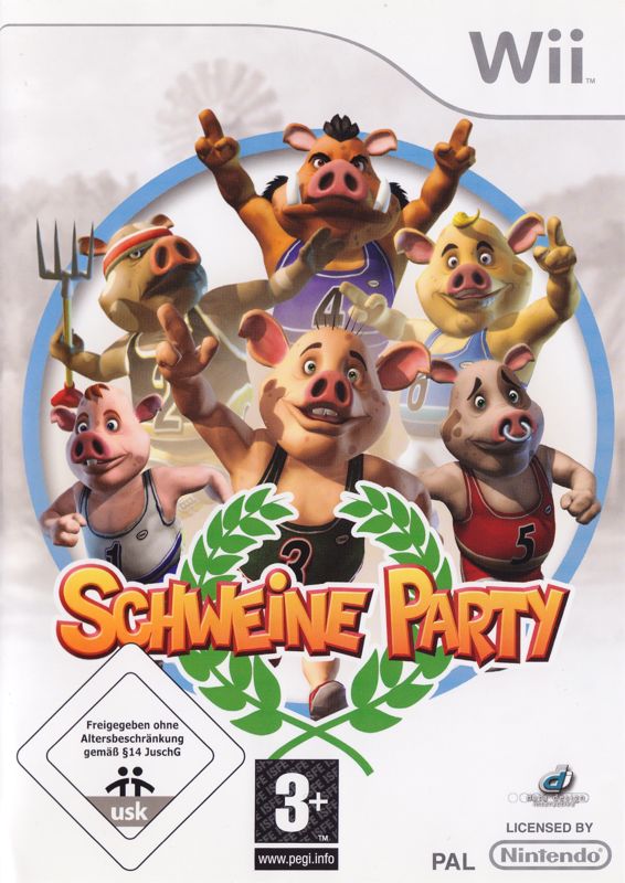 Party Pigs: Farmyard Games box art for Wii